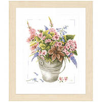 Набор для вышивания Lanarte PN-0158325 Bouquet of flowers in bucket