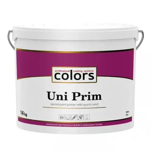 Купить Кварцевая грунтовочная краска Colors Uni Prim 14 кг, цена 2037. ...
