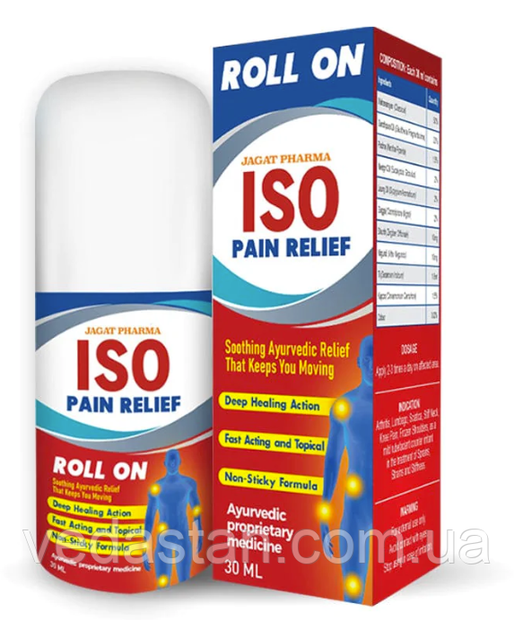 ІСО Пійн Реліф, Iso Pain Relief — олія від болю в м'язах і суглобах