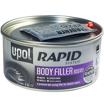 Шпаклівка універсальна швидковисихаюча U-POL RAPID™ Body Filler, 1,1 л