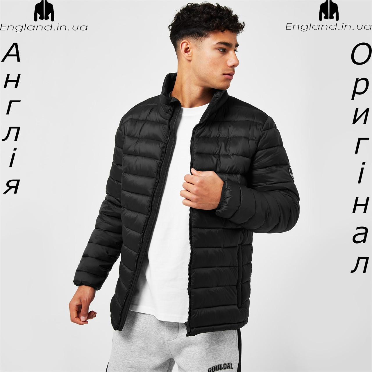 Куртка чоловіча стьогана SoulCal (Соулкел) з Англії - весна/осінь/демісезон, фото 1