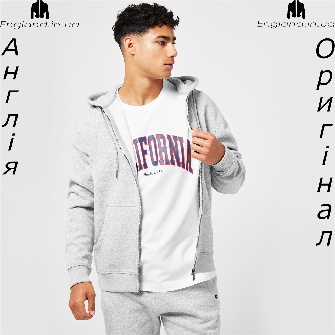 Кофта худі чоловіча SoulCal (Соулкел) з Англії