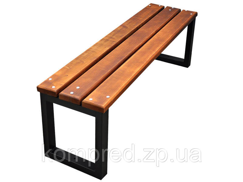 Лавка для сховищ та укриттів без спинки 2000*400*450 Kompred OL658/3