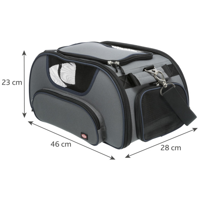 Trixie TX-28889 Wings Airline Carrier Сумка перенесення для авіаперельотів для котів та собак до 20 кг 28×23×46 см