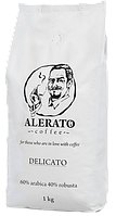 Кофе зерновой Alerato Delicato 1 kg / арабіка 60%, робуста 40%