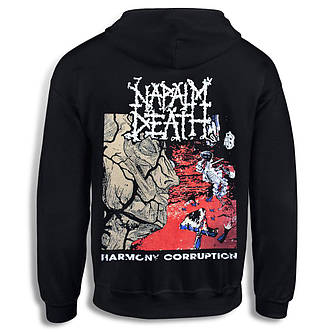 Толстовка на змійці NAPALM DEATH Harmony Corruption, фото 4