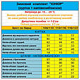 Зимовий комбінезон двійка дитячий "Малинки" джуніор (розмір 110/116 та 116/122 см), фото 4
