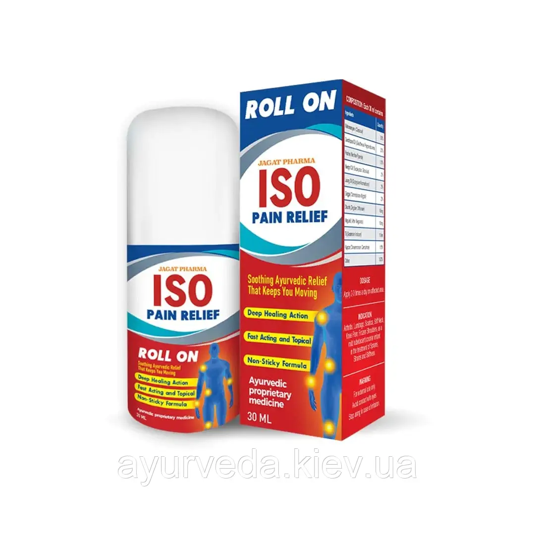 Олія проти болів у м'язах і суглобах Iso Pain Relief roll, ІСО Паїн Реліф