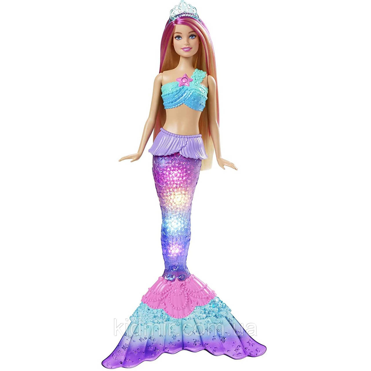 Лялька Барбі Русалка Мерехтливі вогники Barbie Twinkle Lights Mermaid HDJ36
