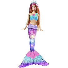 Лялька Барбі Русалка Мерехтливі вогники Barbie Twinkle Lights Mermaid HDJ36