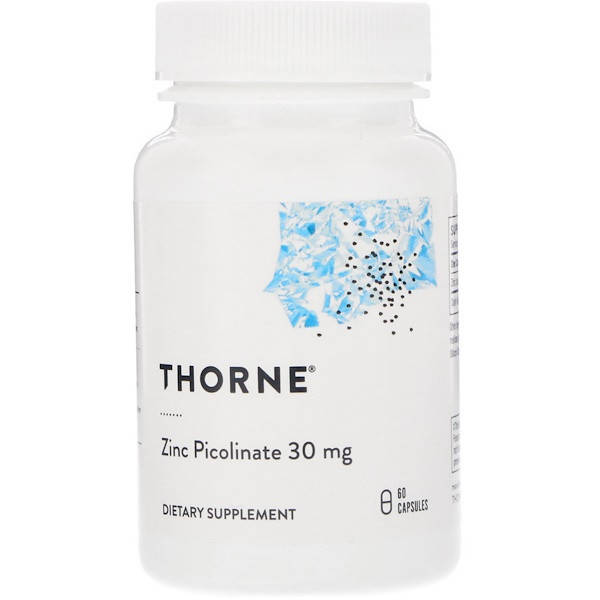 

Пиколинат цинка усиленный (Zinc Picolinate) 30 мг 60 капсул