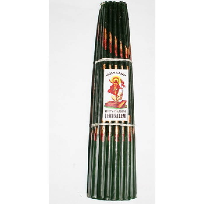 

Зеленые (парафин 33 свечи) Свечи Иерусалим 1 пучок