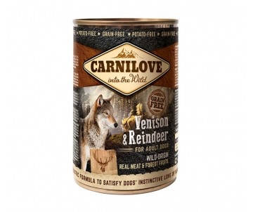 

Carnilove Dog k 400 g с северным оленем