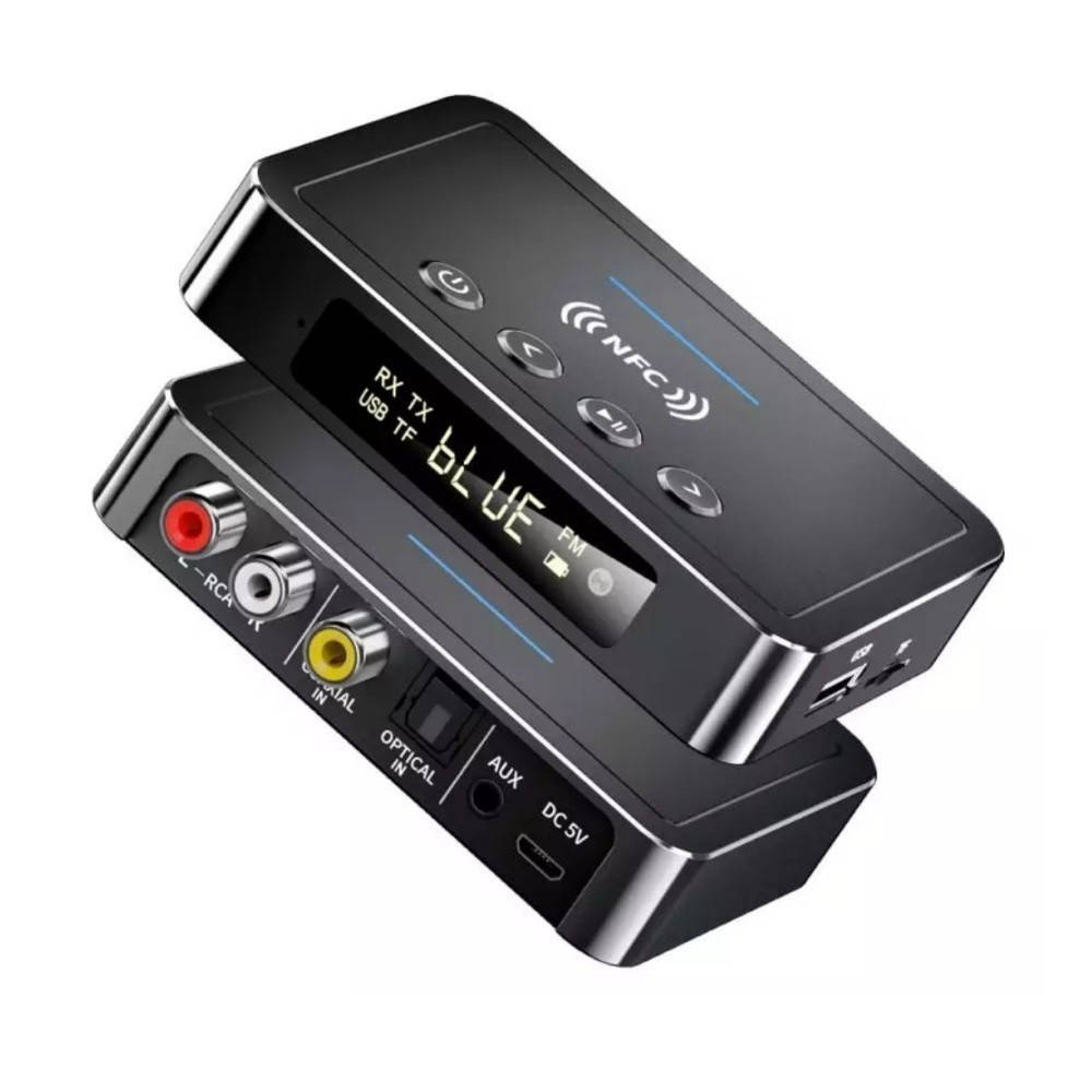 

Bluetooth ресивер/трансмиттер M6 + пульт управления, NFC