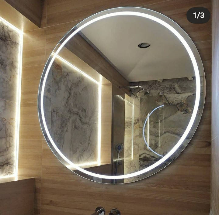 

Круглые зеркала с LED-подсветкой