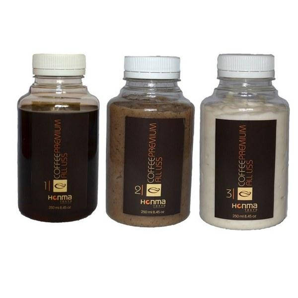 

Кератин для волос Honma Tokyo Coffee Premium All Liss Набор для выпрямления 3х250 мл