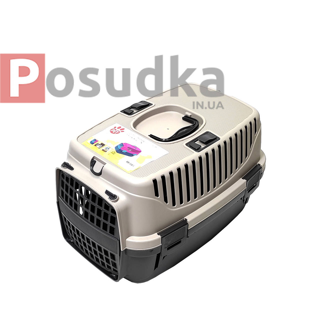 

Переноски для котов в Харькове IRAK PLASTIK РТ-100 до 6 кг бежевый