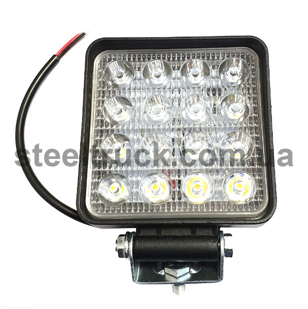 

Фара универсальная диодная LED (16 диодов DC 9-60V), квадратная
