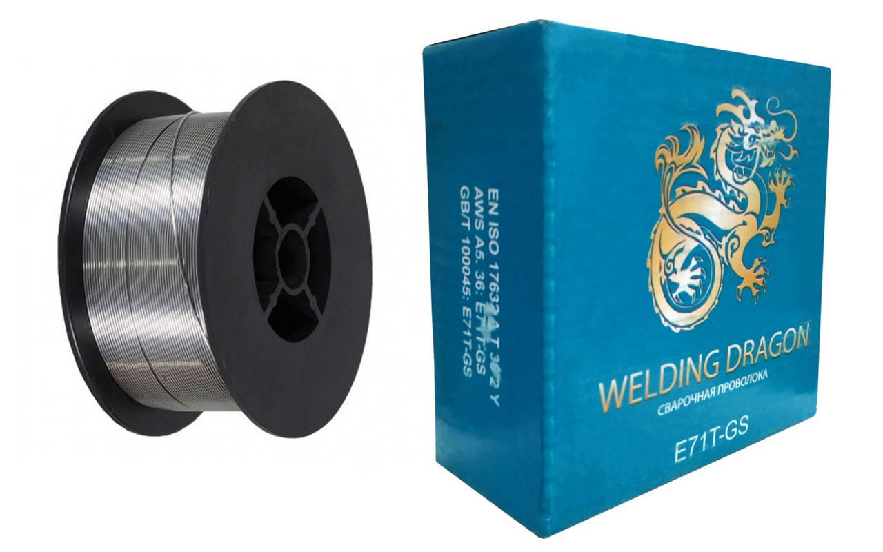 

Сварочная проволока флюсовая Е71Т-GS; 0,8мм х 1,0 кг