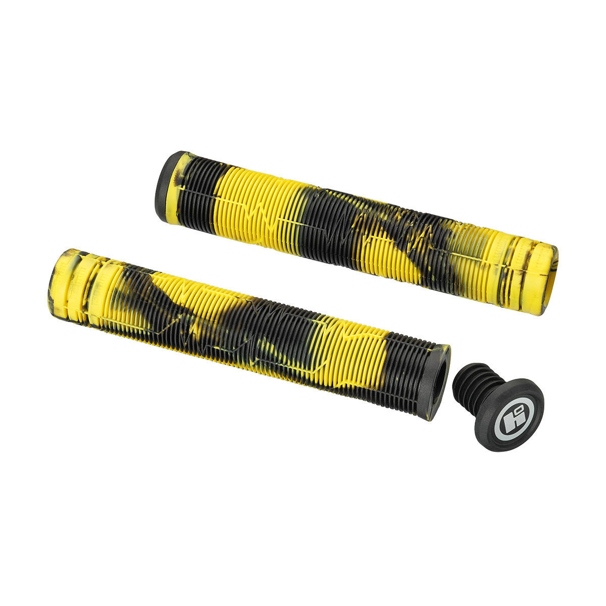 

Грипсы для трюкового самоката 170мм Hipe LMT03 black/yellow ручки для самоката нескользящие