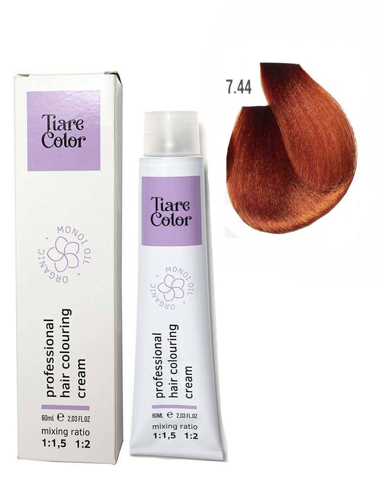 

7.44 Крем-краска для волос TIARE COLOR Hair Colouring Cream 60 мл