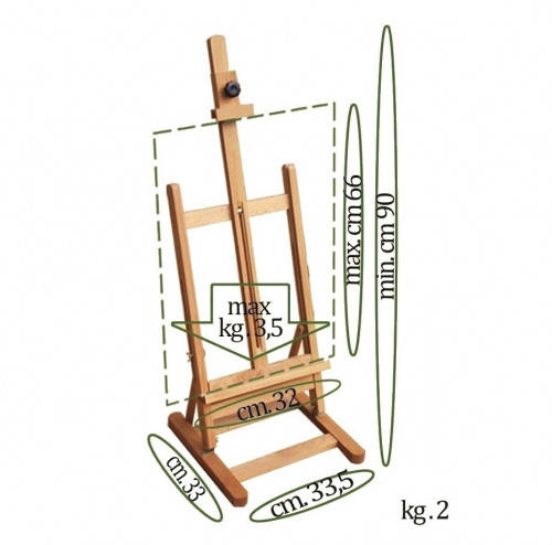 

Мольберт настольный №16