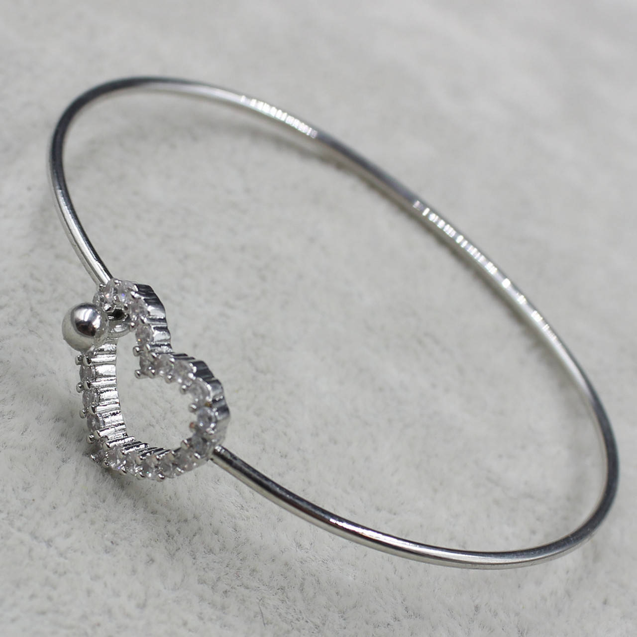 

Женский браслет из нержавеющей стали Stainless Steel сердечко
