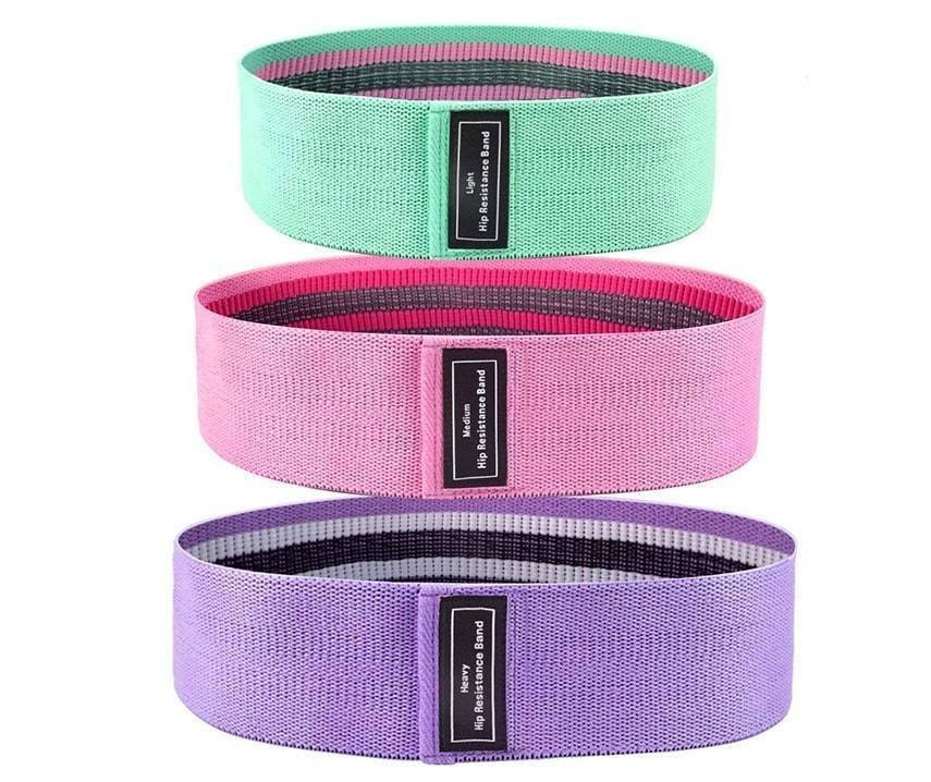 

Набор тканевых фитнес резинок Luting Hip resistance bands 3 штуки