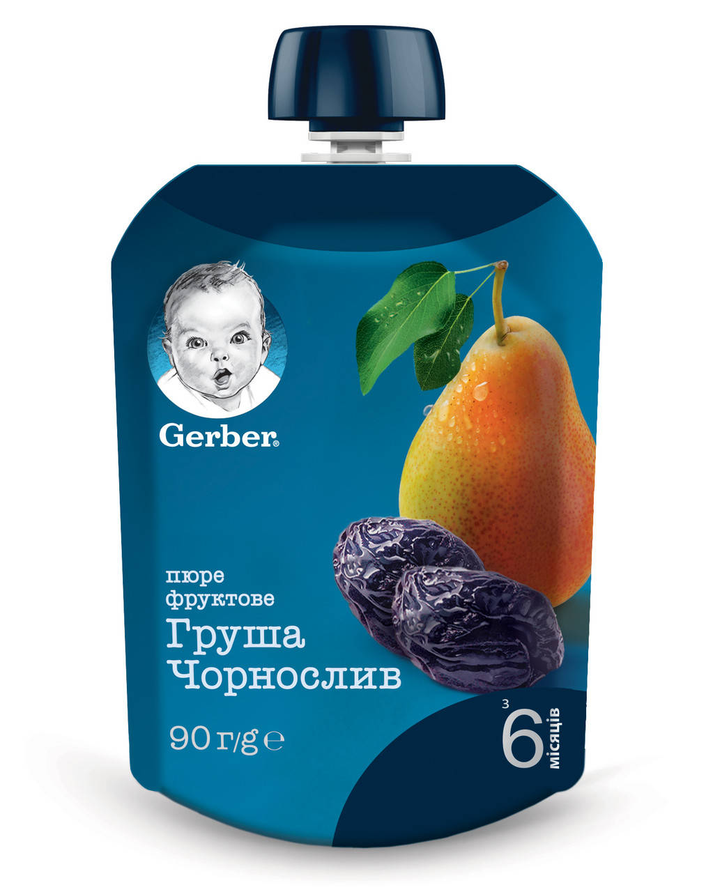 

Пюре GERBER "Груша и чернослив", 90г