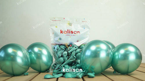 

Латексный шар Kalisan Mirror Зеркальный Зеленый 5" 12,5 см, Зелёный