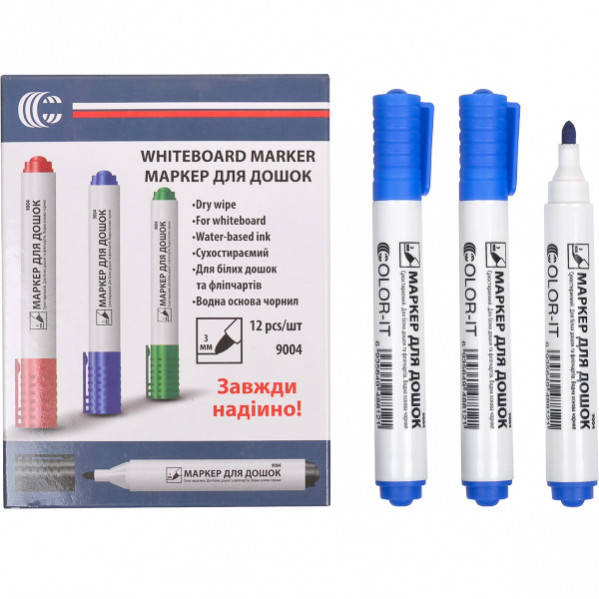 

Маркер синий для мольбертов и белых досок.