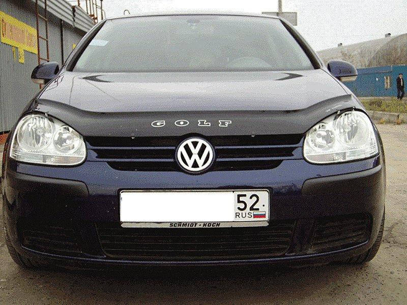 

Дефлектор капота, мухобойка Volkswagen Golf V 2003-2008