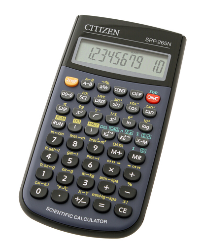 

Калькулятор Citizen SR-265N