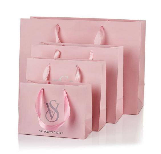 

Подарочный пакет Victoria's Secret (New) L - размеры: 28х23х12 см