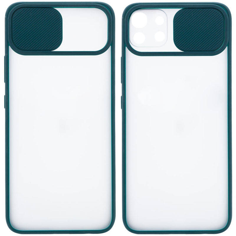 

Чехол со шторкой на камеру для Xiaomi Mi 11 Lite (Зеленый)