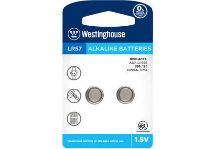 

Батарейка Westinghouse Alkaline G7/ 395/ LR57/ LR927 (2шт)