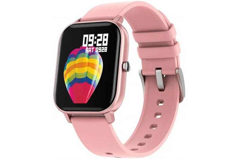 

Фитнес браслет с измерением пульса и давления Smart band Colmi P8 Pink