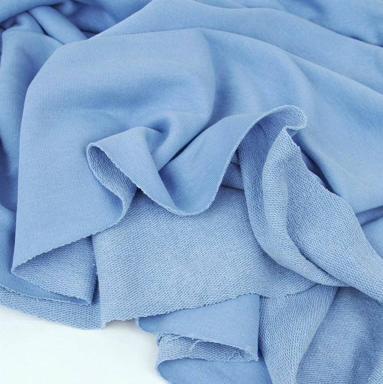 

Трехнитка ПЕТЛЯ голубая Состав: 100% хлопок для толстовок, спортивных костюмов и т. д., Голубой