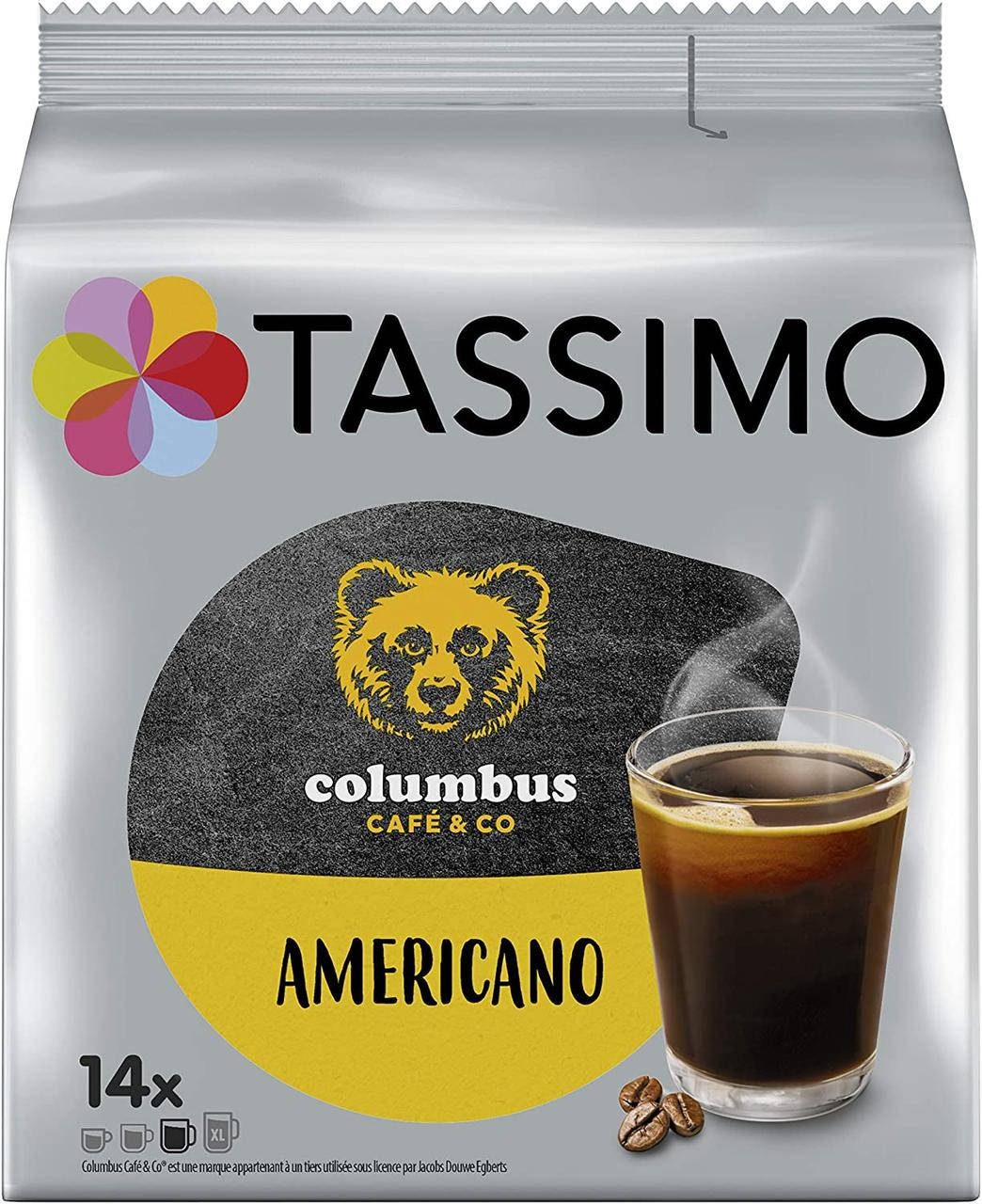

Кофе в капсулах Тассимо - Tassimo Columbus AMERICANO (14 порций)