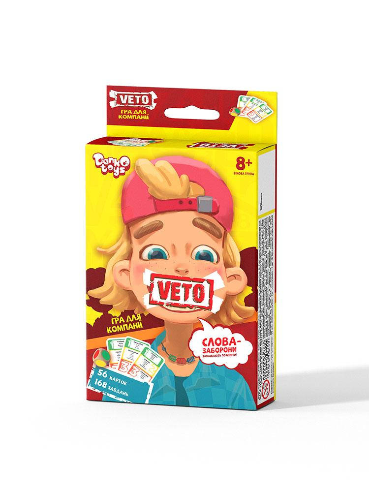 

Настольная игра «VETO» мини, украинская, VETO-02-01U