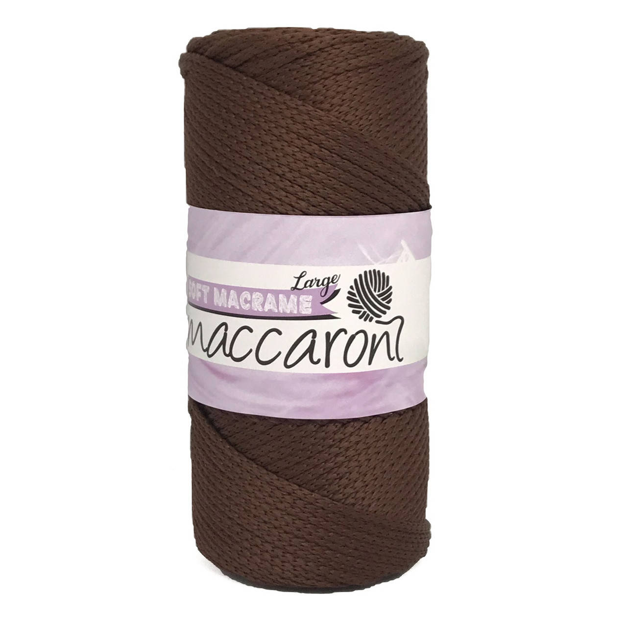 

Полиэфирный шнур Soft Macrame Large Maccaroni 3 мм , кофе, Коричневый