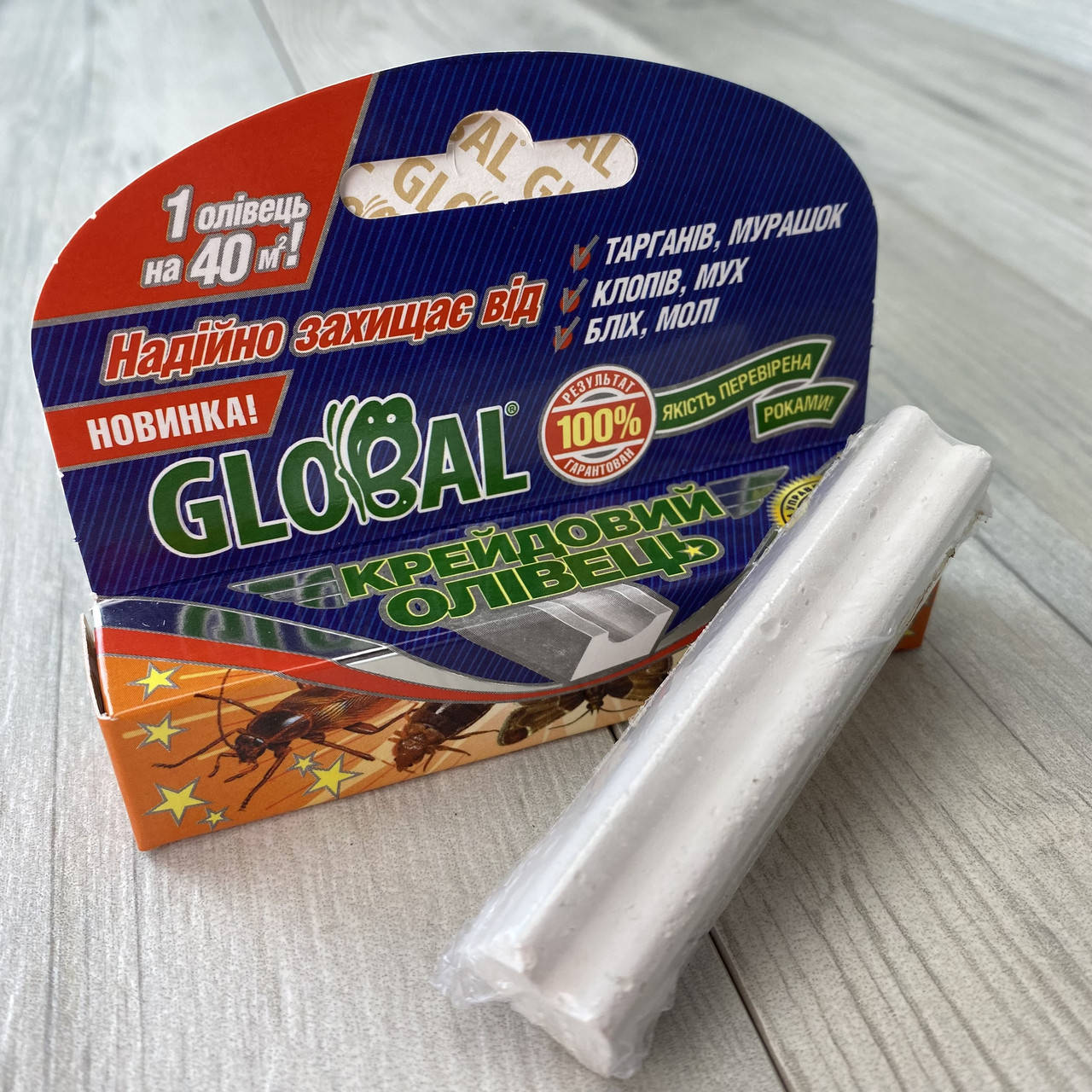 

Инсектицидный мелок от тараканов и муравьев Global