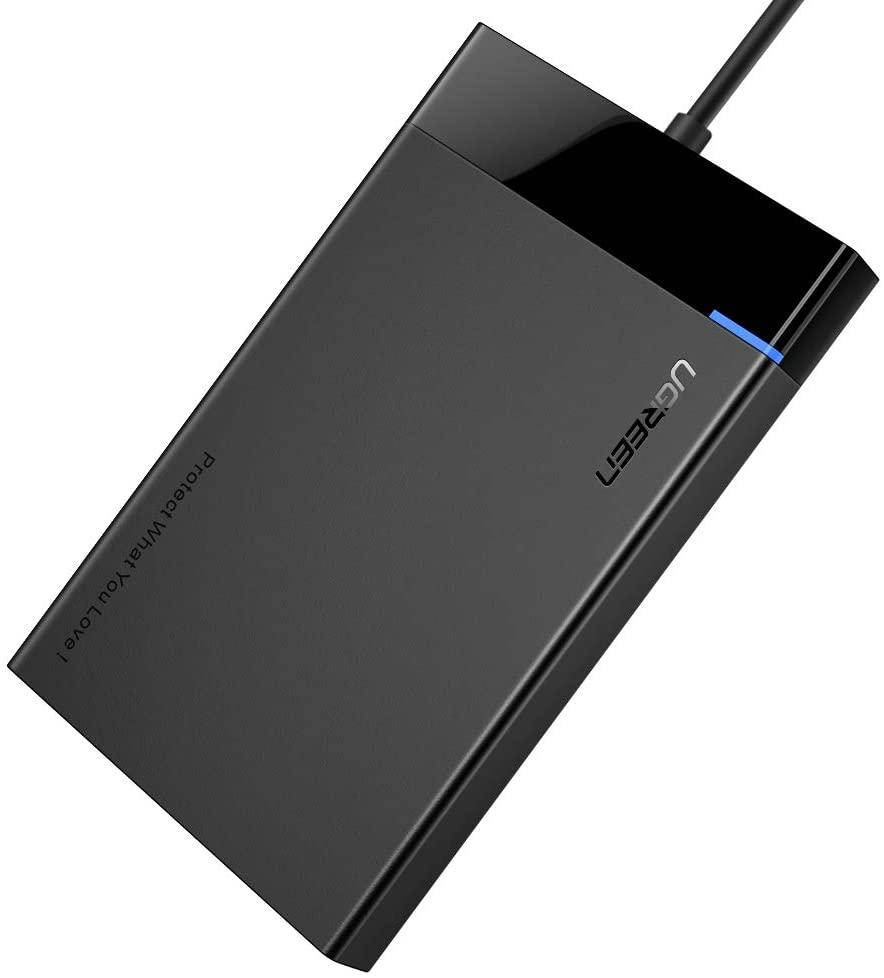 

Внешний корпус Ugreen карман для жесткого диска 2.5" USB 3.0 SATA HDD SSD (30847)