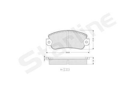 

Тормозные колодки дисковые FIAT 147 / AUTOBIANCHI Y10 1974-2013 г.