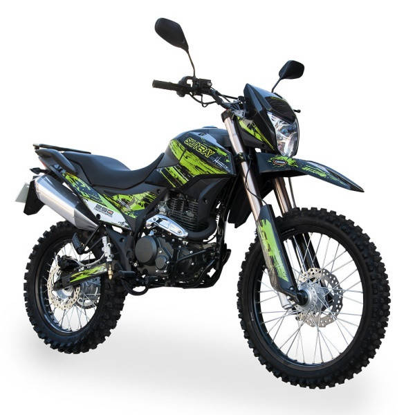

Мотоцикл Shineray XY250GY-6C Special Edition / CROSS Черно-зеленый