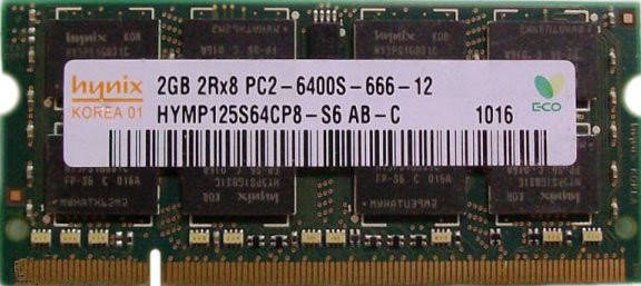

Память DDR2 для ноутбука Hynix 2GB 800 PC6400