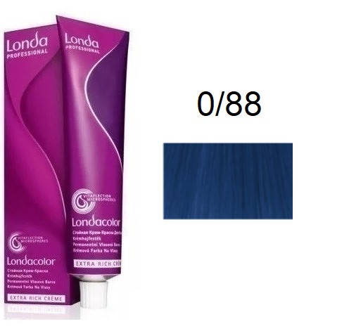 

Крем-краска для волос Londacolor 0/88 Интенсивный синий 60 мл