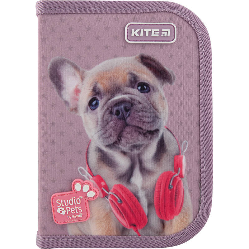 

Пенал без наполнения Kite Education Stusdio Pets 1 отделение 1 отворот SP20-621