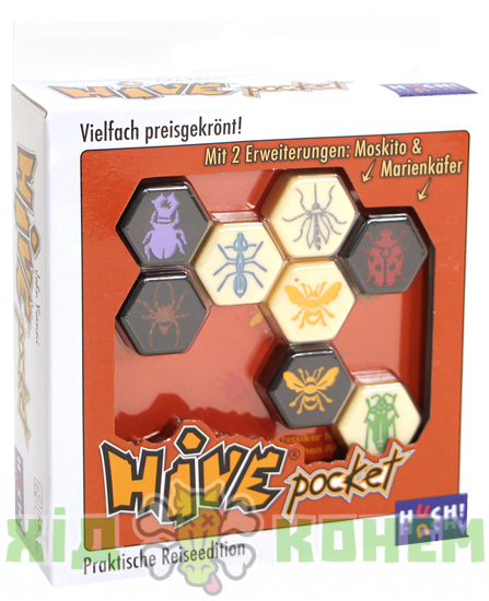 

Настольная игра Улей Карманный (Hive: Pocket) UKR