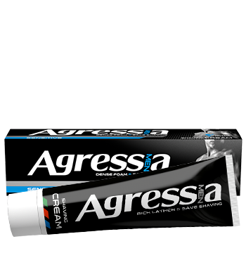 

Агрессия "Men Agressia" Sensitive- крем для бритья -100мл